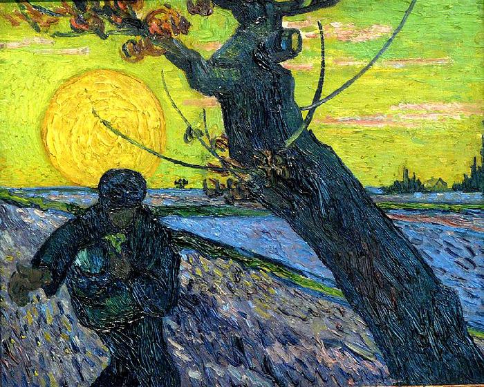 Vincent Van Gogh The sower Germany oil painting art